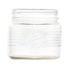 Mason Jar - 500g Old Fashioned Glass Jar With Two Part Silver Aluminium Lid
