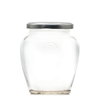 2lb gourmet/orcio glass jam jar with lid. Supplied in a choice of colours