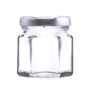 45ml Hexagonal Glass Jam & Honey Jars - Retail Packs