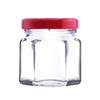 45ml Hexagonal Glass Jam & Honey Jars - Retail Packs