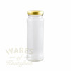 Cylindrical glass jar with a 115ml capacity. Supplied with a choice of 3 different lids.