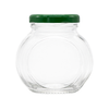Glass sweet jar  with lid .  This 130ml jar is supplied with a twist off lid