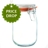 1 Litre Clip Top Jars (Kilnclip)