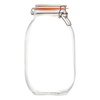 3 Litre Clip Top Glass Jars