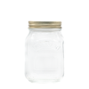 A 500ml Kilner Jar  with a separate metal heat sealable disc and 68MM screw band.