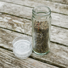 100ml glass spice jar with grinder top