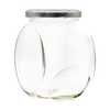 870ml Clear Glass Sweet Jars with Lids