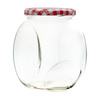 870ml Clear Glass Sweet Jars with Lids