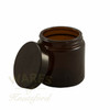 120ml Amber Glass Cosmetic Jars