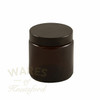 120ml Amber Glass Cosmetic Jars