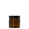 60ml Amber Glass Cosmetic Jars