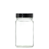 4oz Glass Spice Jar With Choice Of Screw Lid Style