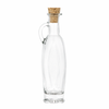 A 100ml heavyweight glass bottle with cork.  The bottle has a pourer lip and glass handle. Supplied with a natural cork.  So good for small gifts of wine or flavoured oils.