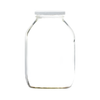 Large Glass Pickle Jar Half Gallon
