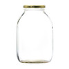 Large Glass Pickle Jar Half Gallon