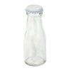 65ml Mini Milk Bottles with Crown Caps ( Packs 12 - 500)