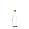 250ml Mineral Glass Bottle with gold duet cap
