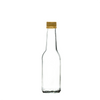 250ml Mineral Glass Bottle with gold duet cap