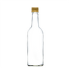 500ml Mineral Glass Bottle with gold duet cap