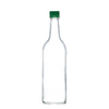 750ml Mineral Glass Bottle with green duet cap