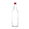 1 Litre Mineral Glass Bottle with red duet cap