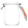 1 Litre Glass Clip top Jar