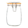 1 Litre Glass Clip top Jar