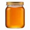 1lb Screw Honey Glass Jar for Beekeepers with Gold screw on lid or White plastic Lid (345ml)