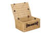 Wicker, Willow Woven 16" Buff Hamper with Removable Cotton Lining L 410mm x W 300mm x H 190mm