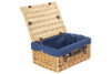 Wicker, Willow Woven 16" Buff Hamper with Removable Cotton Lining L 410mm x W 300mm x H 190mm