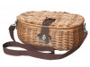 Wicker. Willow Woven Fishing Creel L360mm x W210mm x 150mm