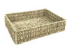 Small rectangular seagrass tray