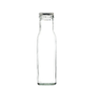 Wholesale 250ml Round Sauce Glass Bottles With Silver Cap