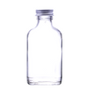 100ml Flask Glass Bottles with Caps