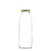 300ml Milk, Juice, Milkshake Glass Bottle with a Gold Lid