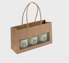 Three Jar Gift Bag with Window -  Packs of 6,12,20,40,80,100