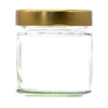 212ml Bonta glass jam jar with deep screw lid. Supplied with a heat sealable lid in 3 colours.