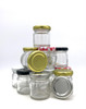 41ml mini jam jars with a heat sealable lid in a choice of 3 different colours. Perfect for wedding favours.