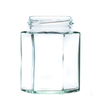 190ml Hexagonal Glass Jam Jar - Retail and Wholesale Packs