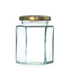 190ml Hexagonal Jam Jars