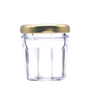 46ml Miniature Bonne Maman Glass Jar with Gold Lid
