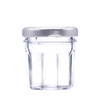 46ml Miniature Bonne Maman Glass Jar with Silver Lid