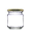 8oz Honey Jar with Dappled shoulder design & 192ml Capacity