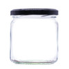 1lb (405ml) Honni Glas Honey Glass Jar with Twist Black Lid - Retail and Wholesale Packs