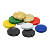 Yellow 48mm Replacement Glass Jar Lids