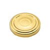 48mm Gold Button Replacement Jar Lids
