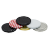 82mm Red Gingham Glass Jar lids - Wholesale and Retail