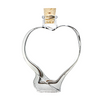 200ml Heart Shaped Gin & Liqueur Bottle with Cork Stopper