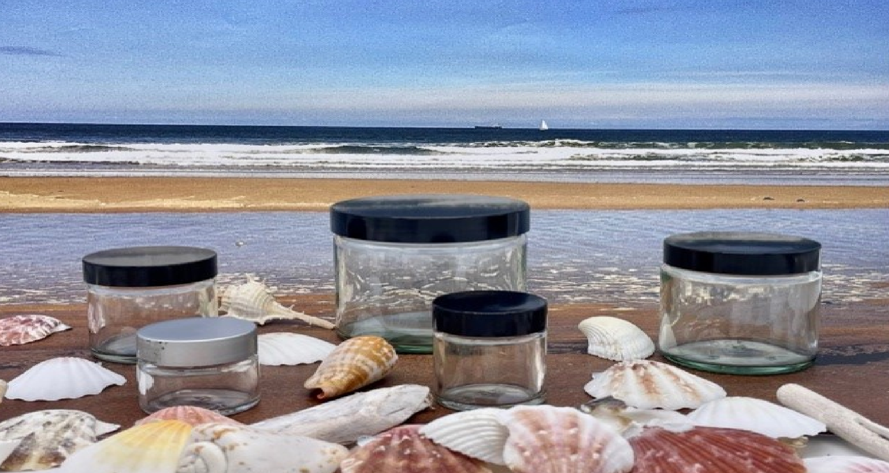 Glass Cosmetic Jars