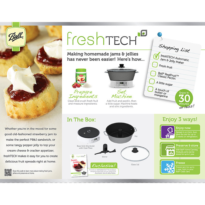 Ball freshTECH Jam and Jelly Making Machine (£15.00 cheaper than